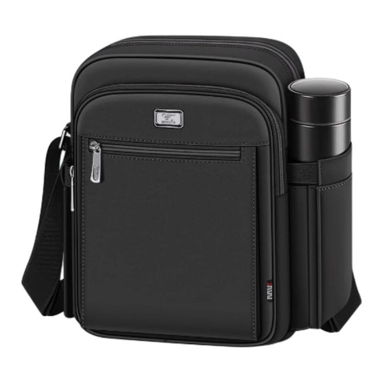 Сумка через плечо SEPTWOLVES Оксфорд Crossbody Сумка Большая Мужская Черная - изображение 1