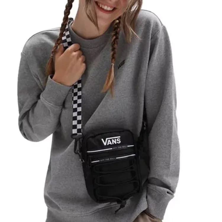 Сумка через плечо Vans Нейлон с полиэстером сумка через плечо стандартная (стандартная) унисекс черный - изображение 5