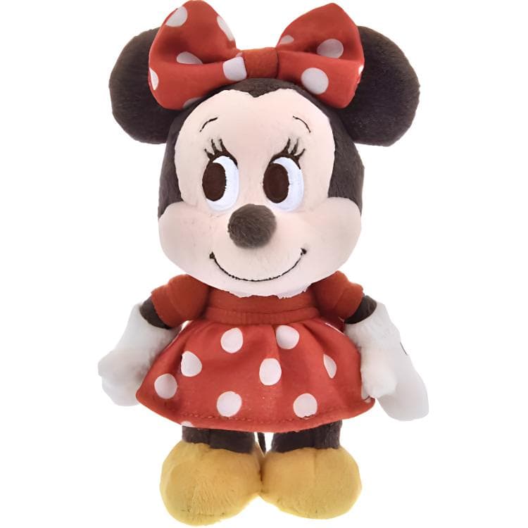 Мягкая игрушка Disney Минни Винтаж Встань Позиция Маленькая Декоративная Фигура Кукла Мягкая Игрушка 13 см Длина Тела Токийский Дисней - изображение 1