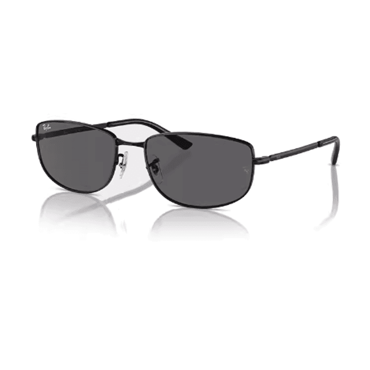 Солнцезащитные очки RayBan Металлические Очки для Солнца Унисекс Черные - изображение 1