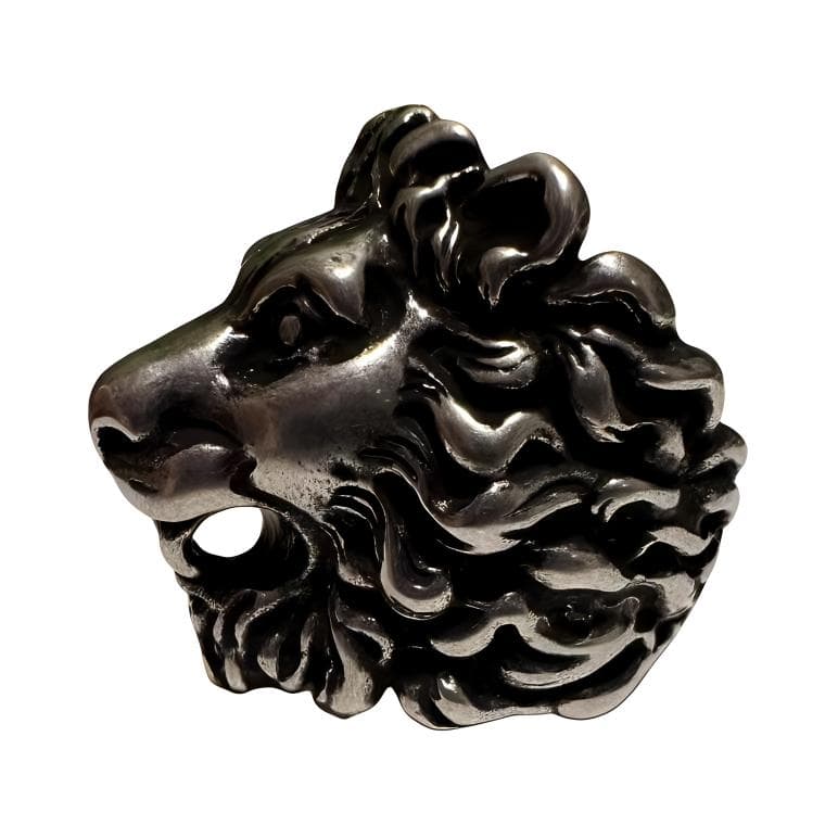 Кольцо Gucci Lion Head Ring Silver - изображение 3
