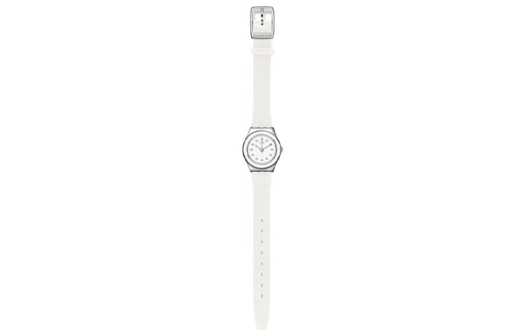 Часы Swatch Квартц Механизм 30 м Водонепроницаемые Женские Часы 28,7 мм Белый Циферблат Корпус из Нержавеющей Стали - изображение 2