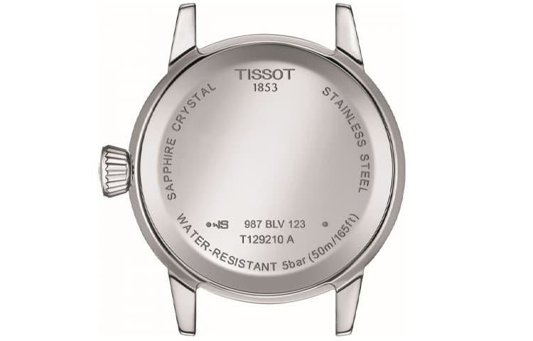 Часы Tissot Classic Dream Кварцевый механизм 50м Waterproof Women's Watch 28mm Серебристый циферблат Нержавеющая сталь Case - изображение 5