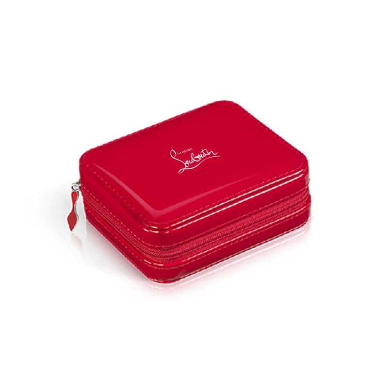 CL Красный Лакированная кожа Маленький Makeup Bag Минимализм - изображение 2