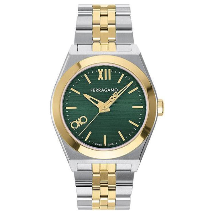 Механические часы Ferragamo 40mm Green Dial Watch - изображение 1