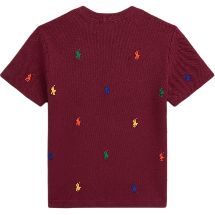 Футболка Polo Ralph Lauren T-рубашка FW24 Красная Детская - изображение 2