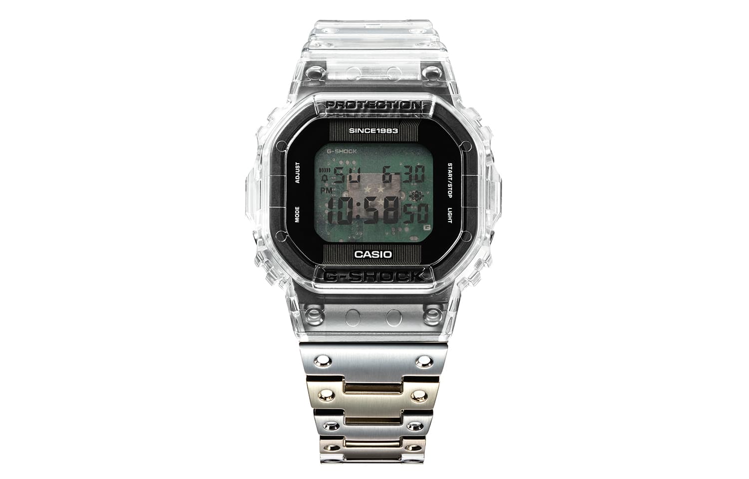 Часы CASIO G-SHOCK40 clearremix51 GS-40 - изображение 4