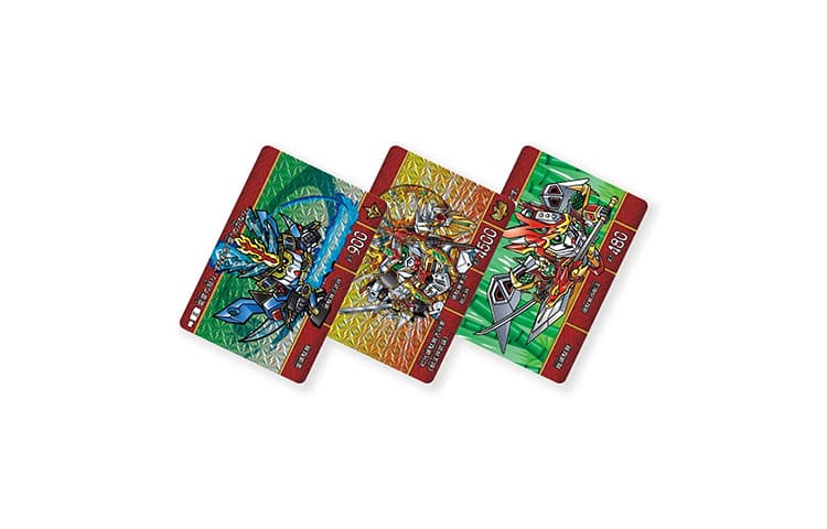 Коллекция Bandai Gundam SD Warring STATES Иллюстрация Warriors Набор карт с волшебными цветами История объединения - изображение 4
