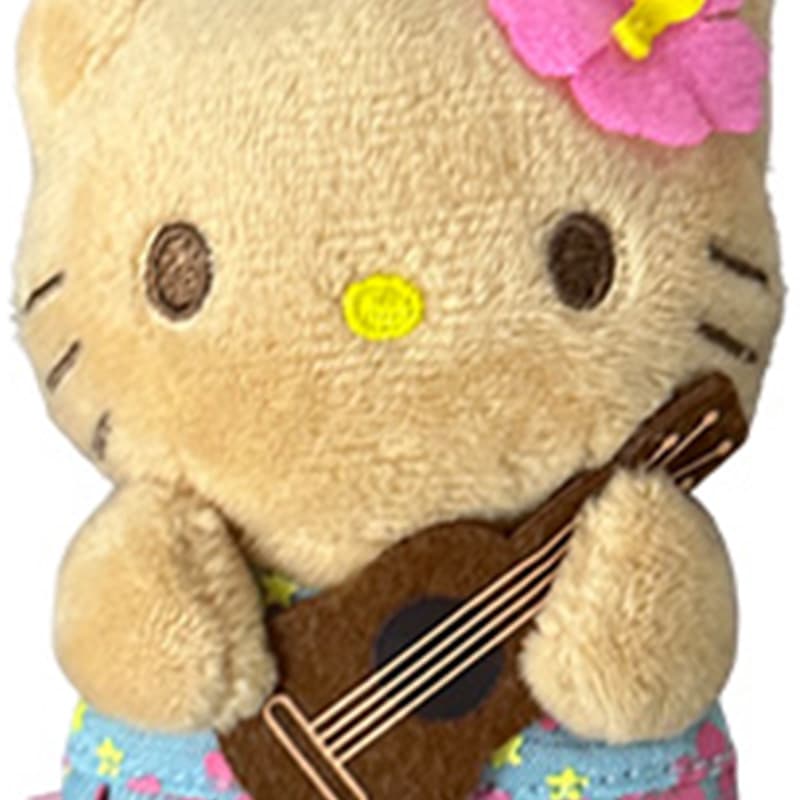 Санрио Hello Kitty Hawaii Collection GUAM Ограниченная Кукла Плюшевый Украшение Трубы - изображение 4