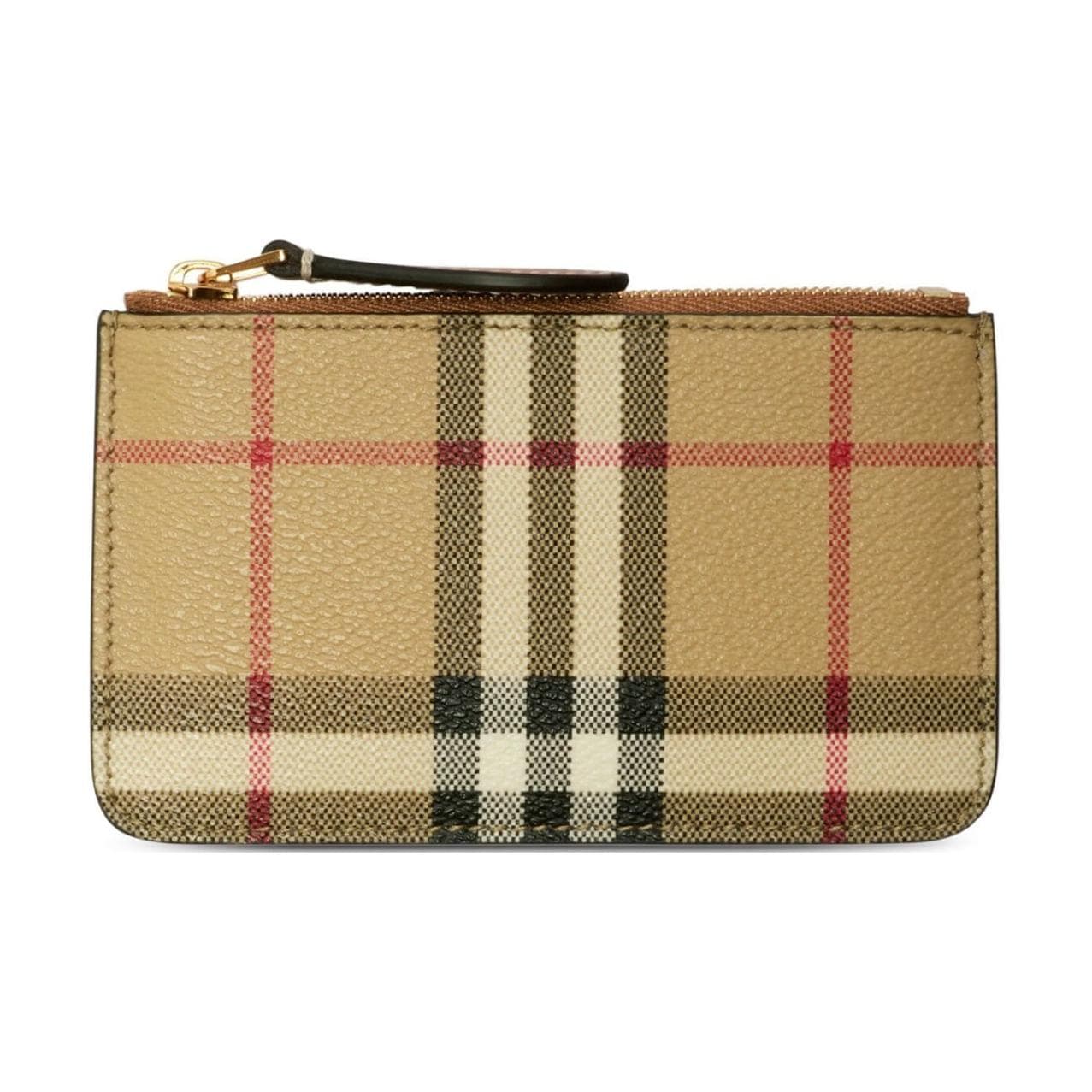 Картхолдер Burberry Кошелек из телячьей кожи держатель для карт женский бежевый - изображение 1