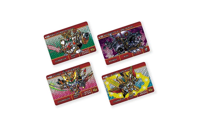 Коллекция Bandai Gundam SD Warring STATES Иллюстрация Warriors Набор карт с волшебными цветами История объединения - изображение 5