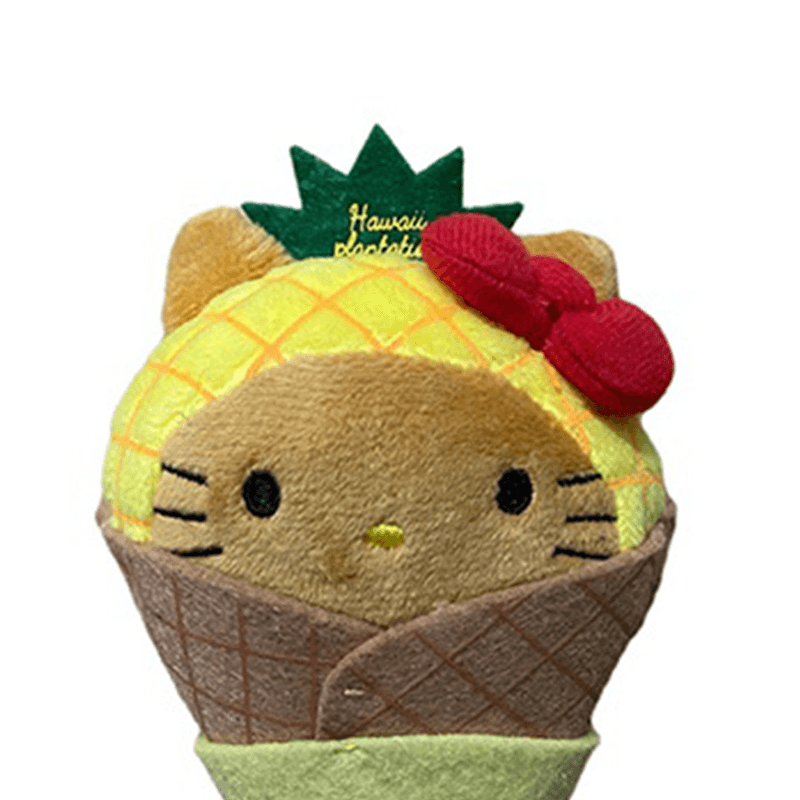 Санрио Hello Kitty Pineapple Farm Вафельная Кукла Плюшевый Украшение Маленький Высокий - изображение 4