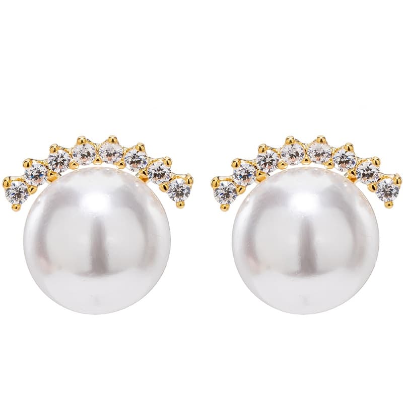 Серьги Серьги-гвоздики из серебра 925 пробы с серебряной иглой QLADY для женщин - изображение 1