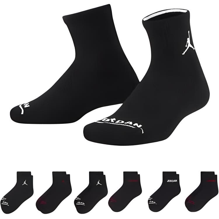 Jordan Black Kids Socks Джордан Черные Детские Носки - изображение 2