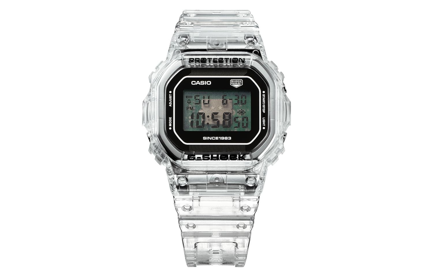 Часы CASIO G-SHOCK40 clearremix51 GS-40 - изображение 5