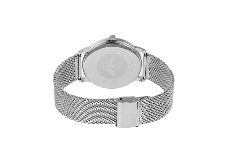Механические часы EMPORIO ARMANI Часы с ремешком на запястье кварцевый механизм нержавеющая сталь шнуровка 42 мм синий циферблат - изображение 5