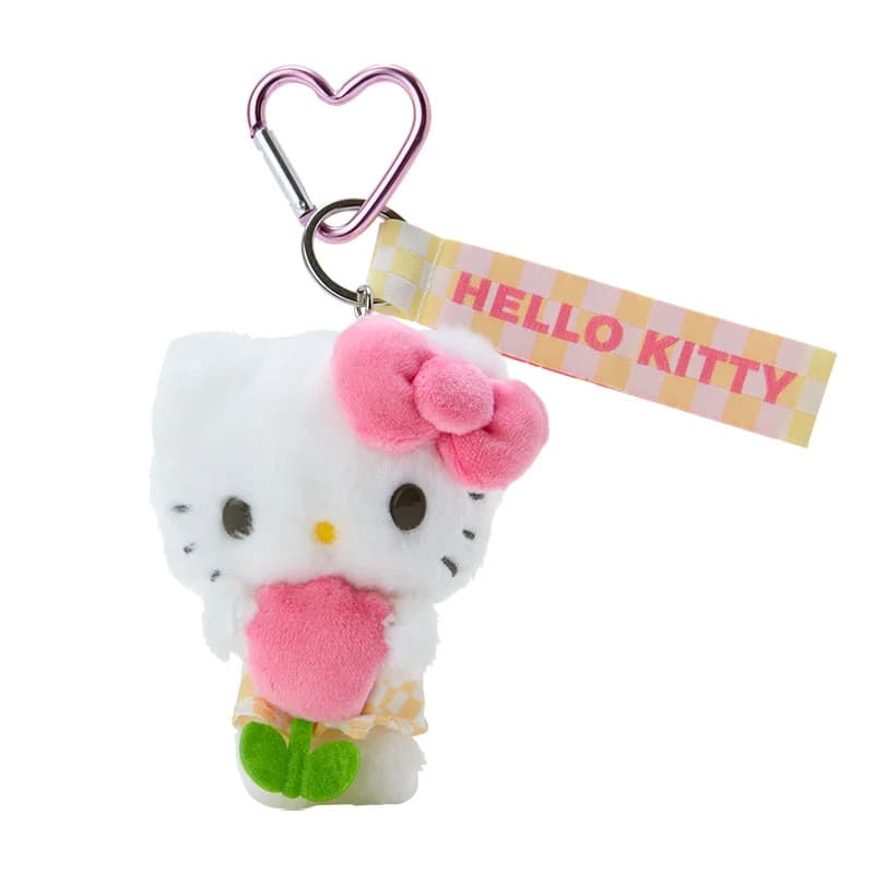 Санрио Hello Kitty Брелок Кукла Плюшевый Украшение Высота примерно 7-10 см - изображение 1