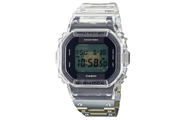 Часы CASIO G-SHOCK 40 CLEAR REMIX 200 DWE-5640RX-7JR - изображение 1