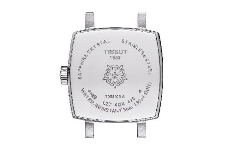 Часы Tissot Lovely Ladies Collection Кварцевый механизм 30 м Водостойкость Женские часы 20 мм Синий циферблат - изображение 3