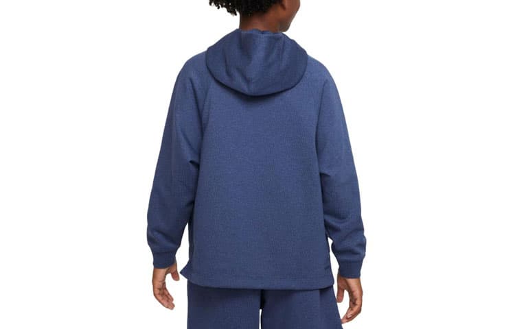 Nike Dri-Fit Морской синий Детские Толстовка - изображение 2