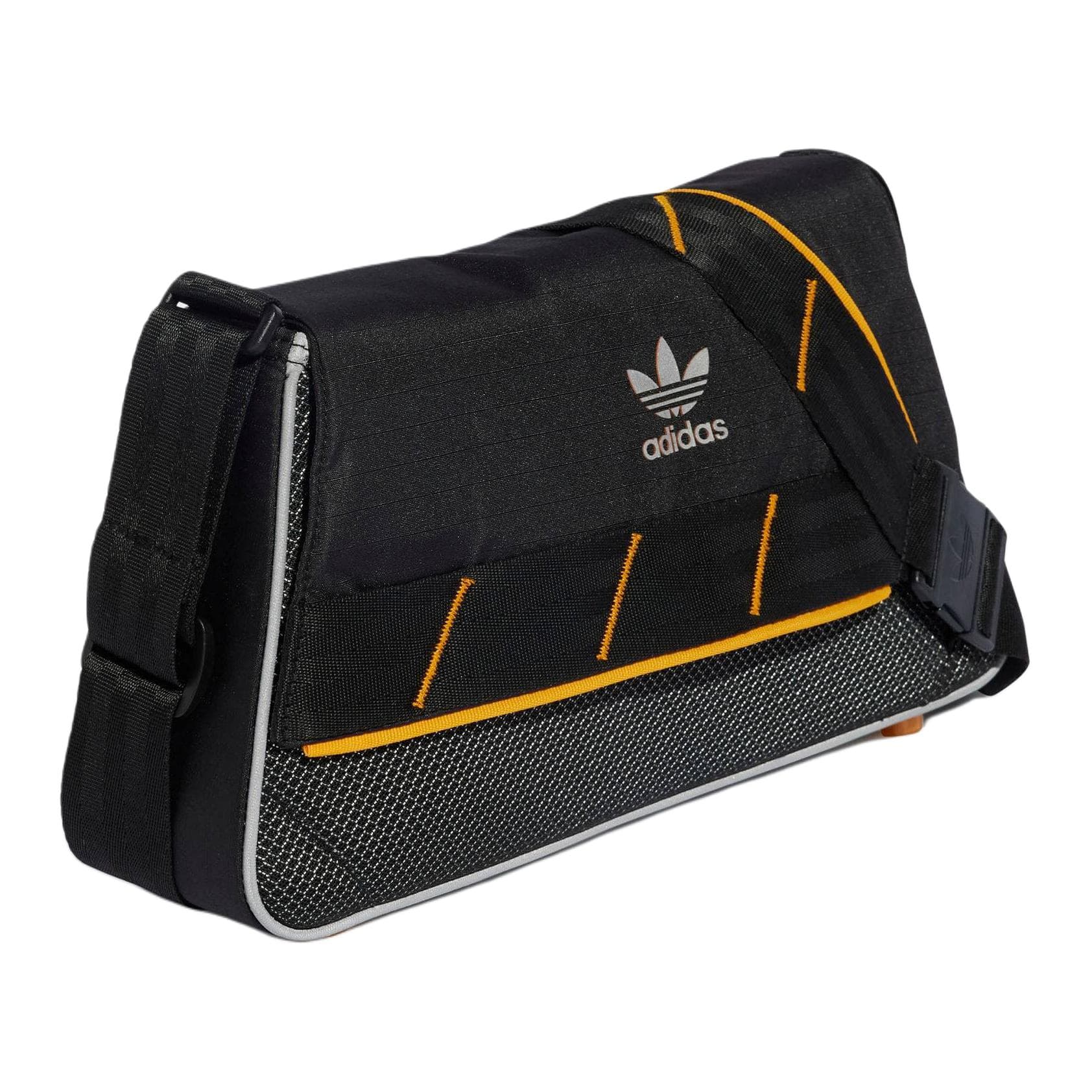 Мини-сумка Adidas Originals Переработанный полиэстер Сумка через плечо Унисекс Черная - изображение 2