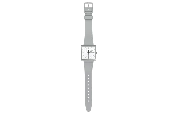 Часы SWATCH Коллекция Кварцевый механизм 20 м Водонепроницаемые Унисекс Часы 33,25 мм 41,80*33,25*10,50 мм Белый циферблат - изображение 2