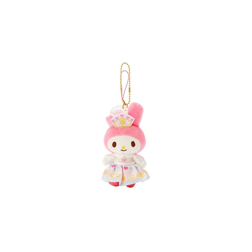 Санрио Rainbow Amusement Park My Melody Милый стиль Кукла Плюшевый Украшение 13,5 см Длина Тела - изображение 3