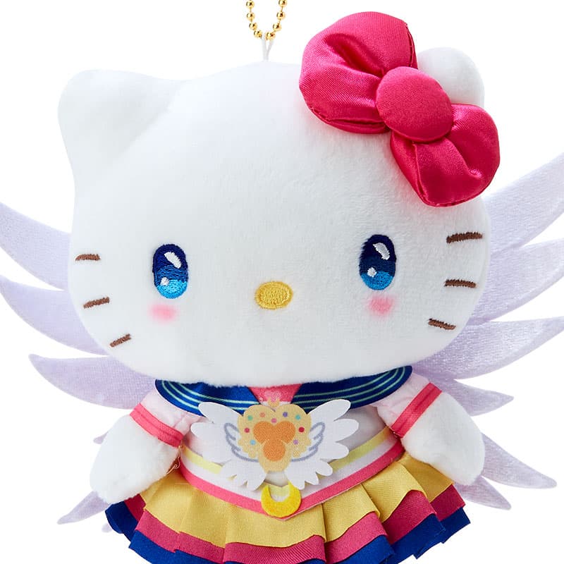 Sanrio Hello Kitty Hello Kitty Sailor Moon COSMOS Theater Edition Брелок Милый Стиль Кукла Плюшевый Украшение H19см - изображение 3