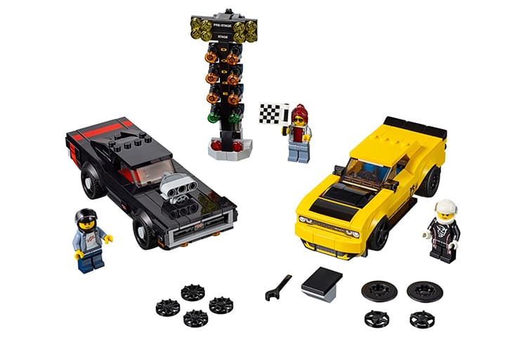 Конструктор LEGO 2018 Dodge Challenger SRT Demon1970 Dodge Charger RT 75893 - изображение 2