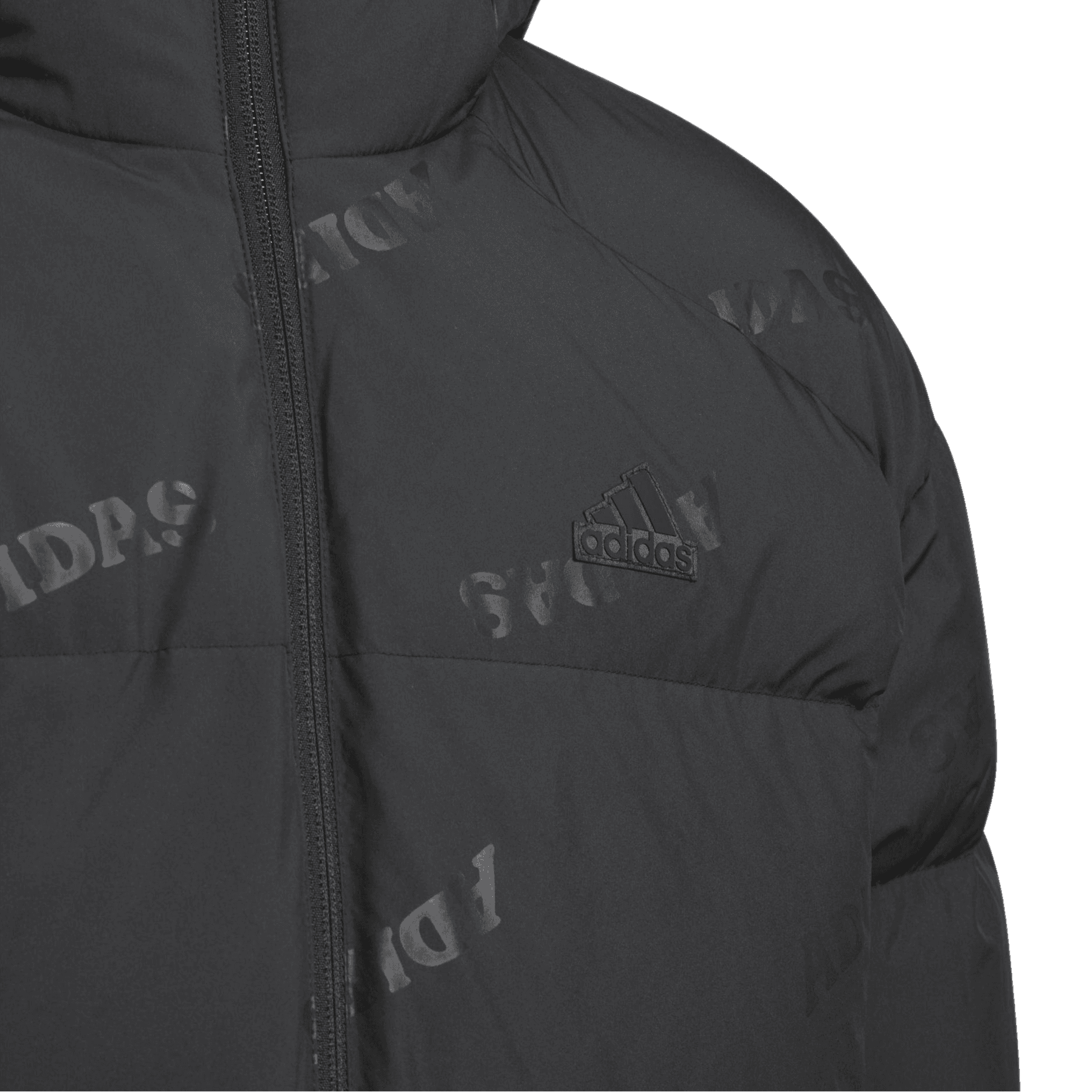 Adidas ALLOVER PRINT DOWN Куртка Подростки Черный - изображение 5