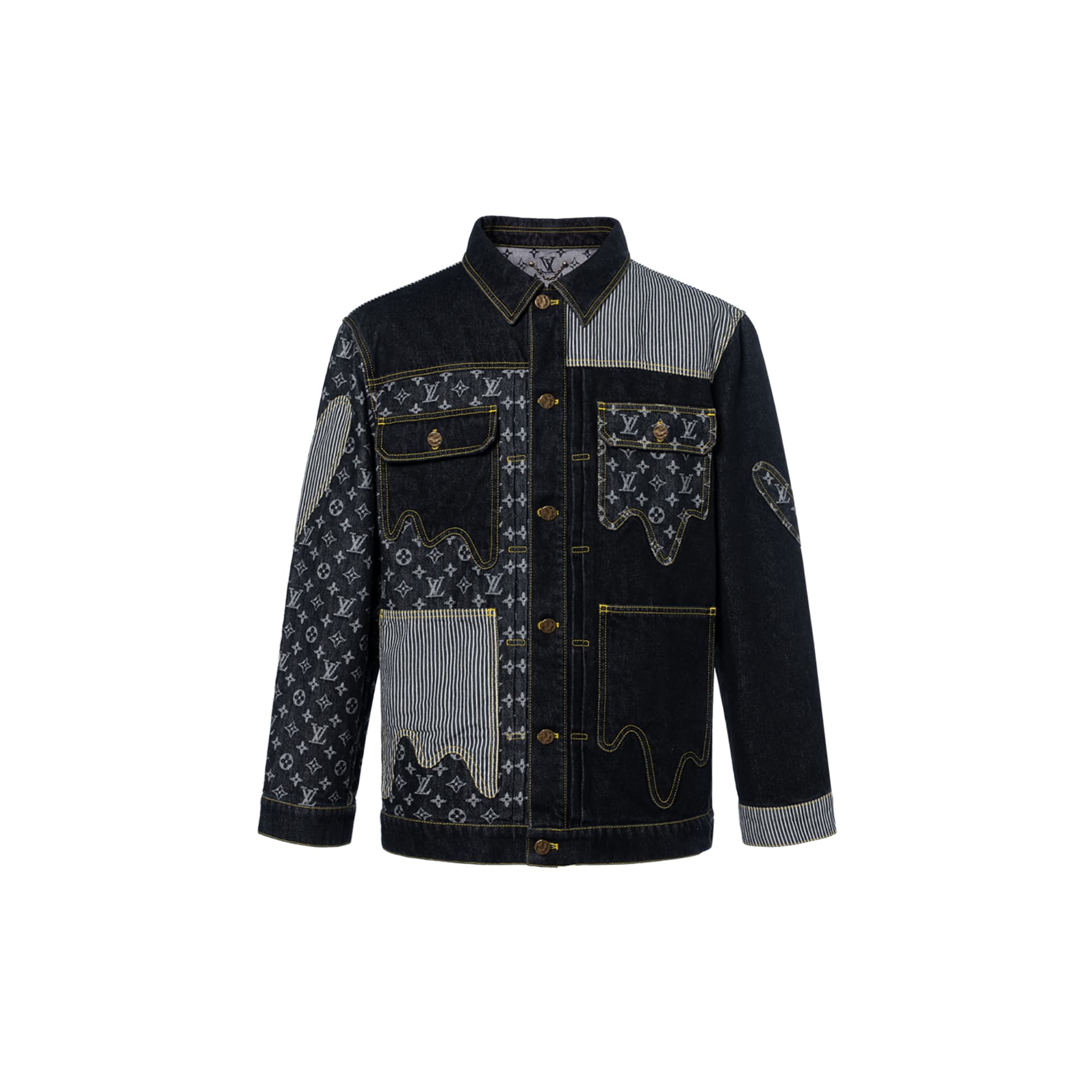Джинсовая куртка Louis Vuitton Denim Jacket Black - изображение 3