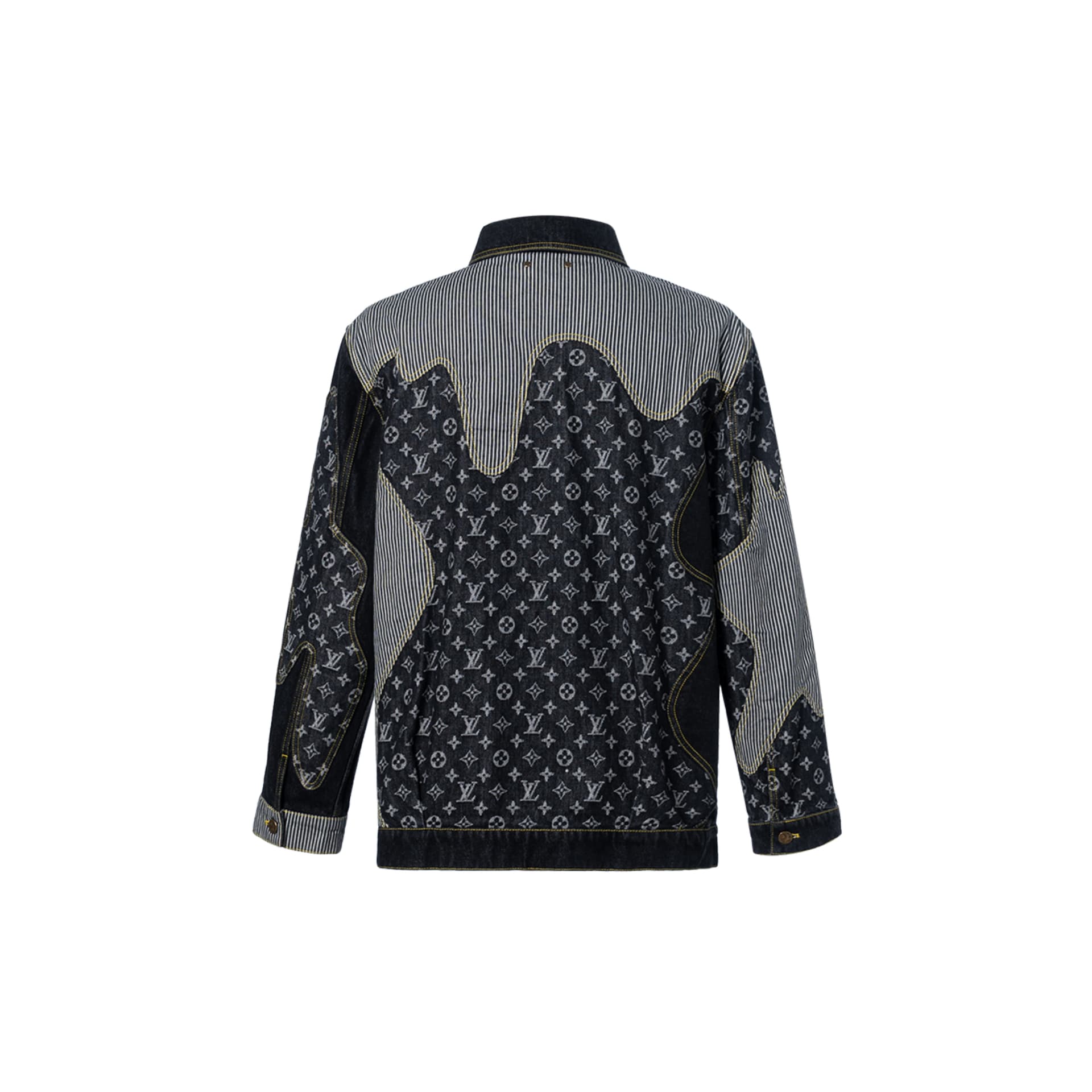 Джинсовая куртка Louis Vuitton Denim Jacket Black - изображение 4