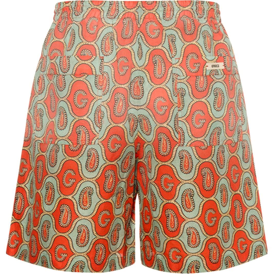 Шорты Gucci SS21 Paisley Print Shorts - изображение 2