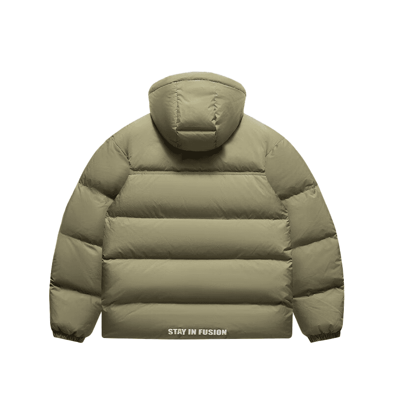 Зимняя куртка FILA FUSION FOB Пуховик Унисекс Бабочка Зелёный - изображение 2