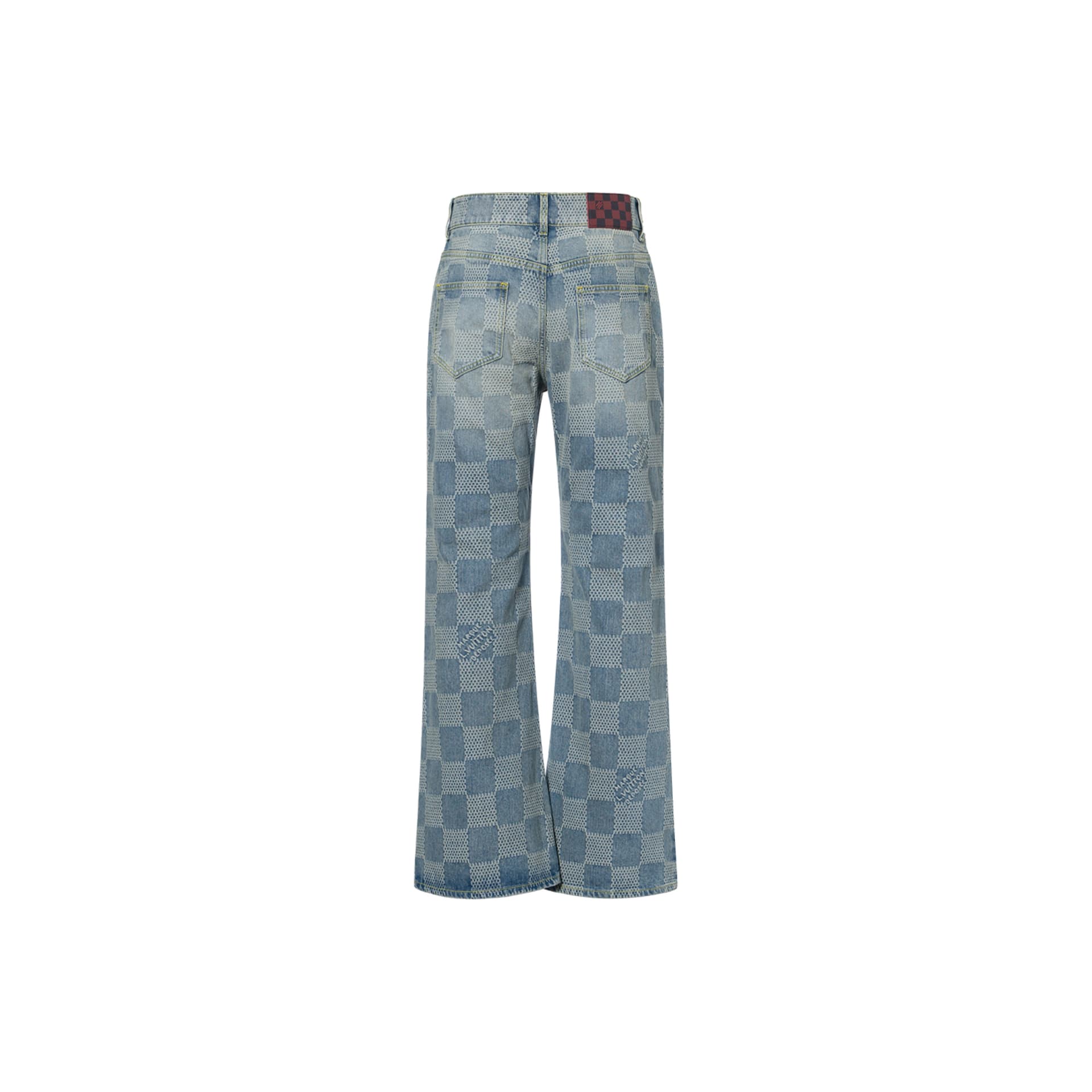 Штаны Louis Vuitton SS24 Flare Jeans Blue - изображение 2