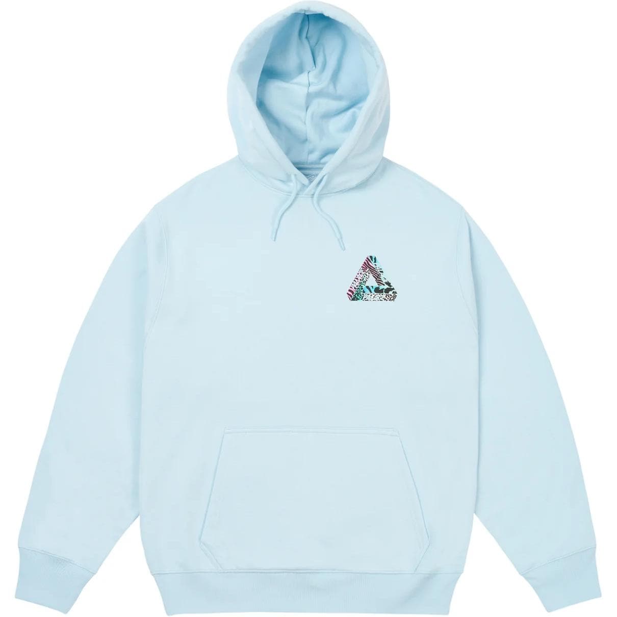 Худи PALACE FW24 JUNGLE DREAM HOOD Узорный принт Унисекс Светло-голубой - изображение 2
