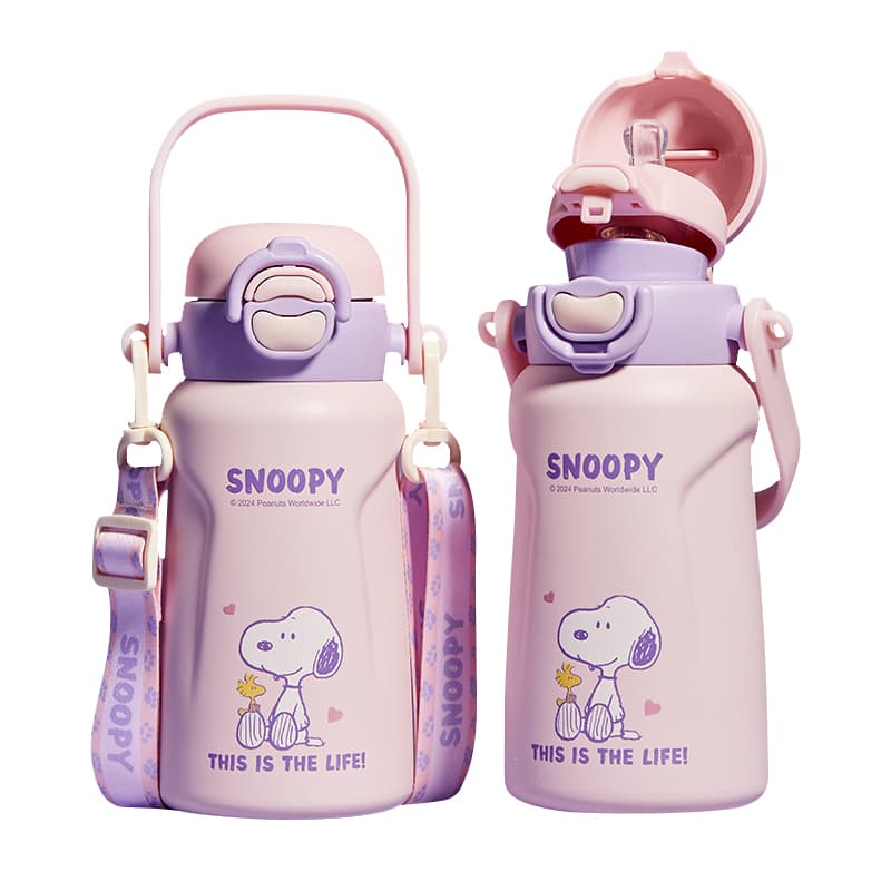 SNOOPY Термокружки Белый Кофейный Фиолетовый 480 мл - изображение 1
