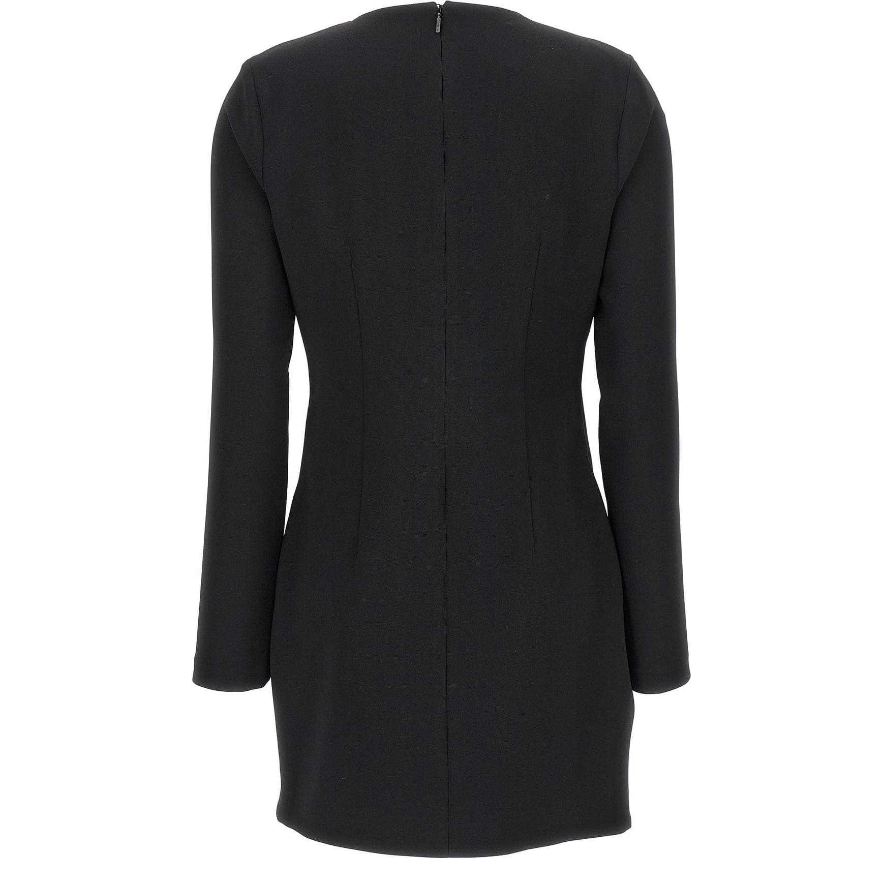 Платье PINKO FW24 Длинное платье с длинными рукавами женское черное - изображение 3