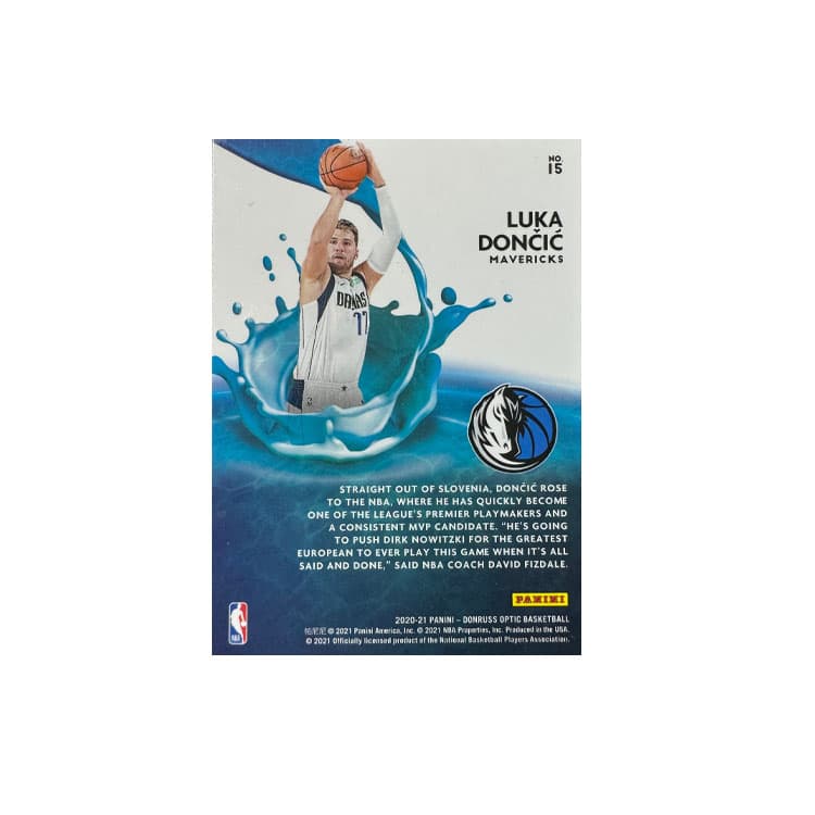 Коллекционные карточки PANINI Дончич SPLASH Особенная карта Спортивные карты 1 шт - изображение 2