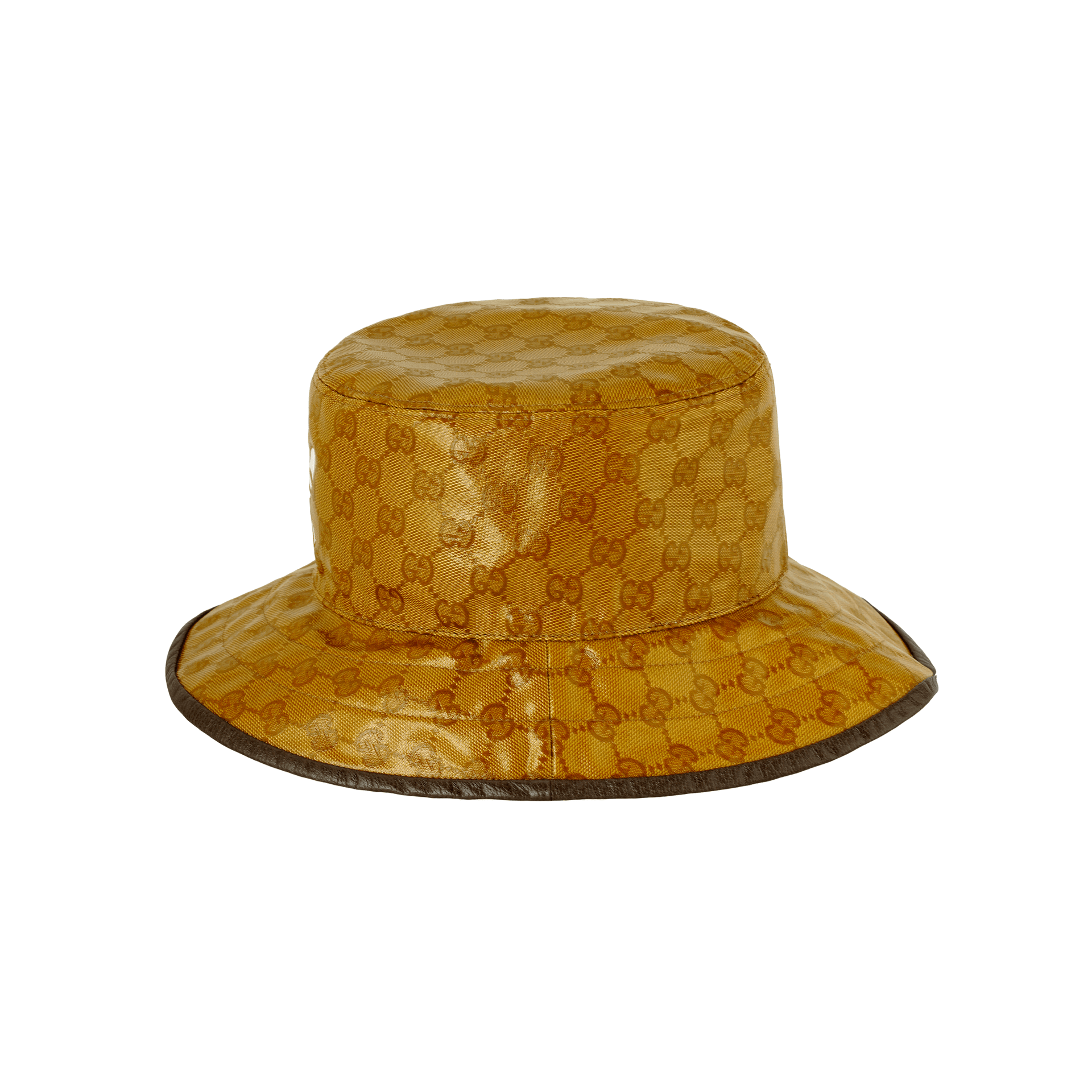 Панама GUCCI x Adidas Crystal Canvas Bucket Hat Brown - изображение 3