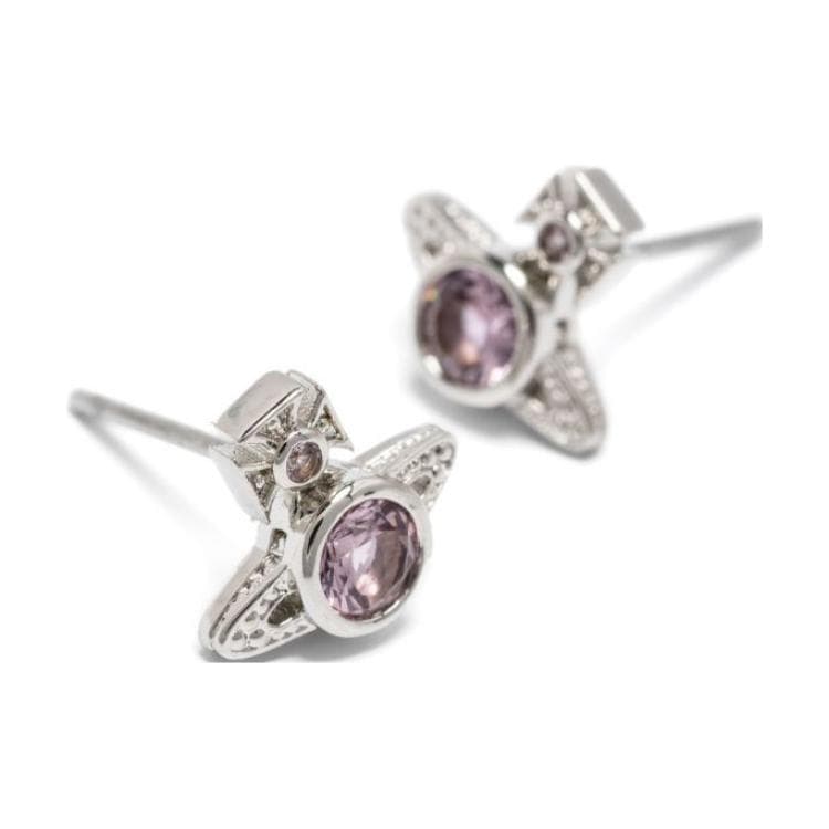Серьги Vivienne Westwood Серьги из стерлингового серебра и розового золота с горным хрусталем Унисекс - изображение 2