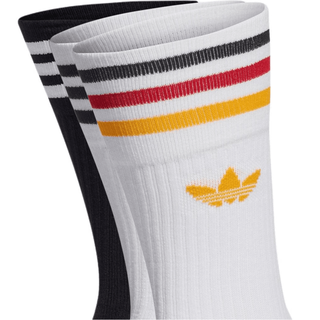 Носки adidas originals Solid Crew Sock Logo 3 - изображение 2