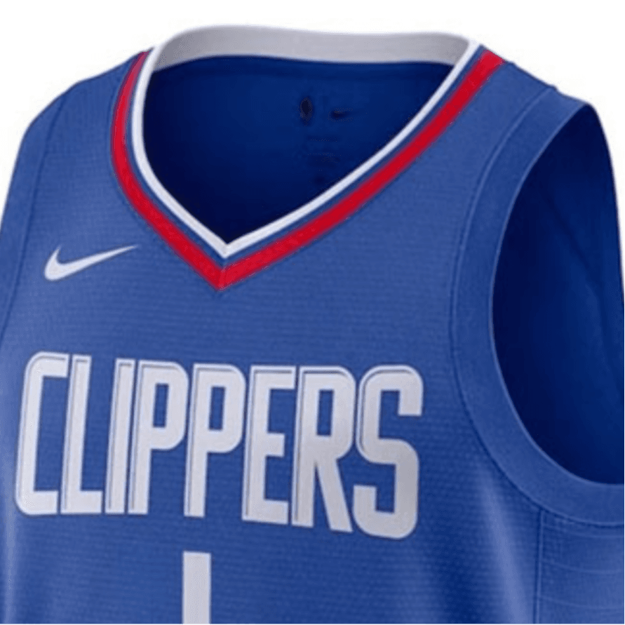 Баскетбольная майка Nike SW Fan Edition Clippers Blue - изображение 3