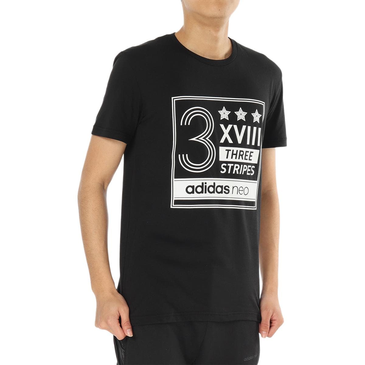Футболка Adidas Neo Y Fav WRLDCP T Рубашка Мужская Черная - изображение 3