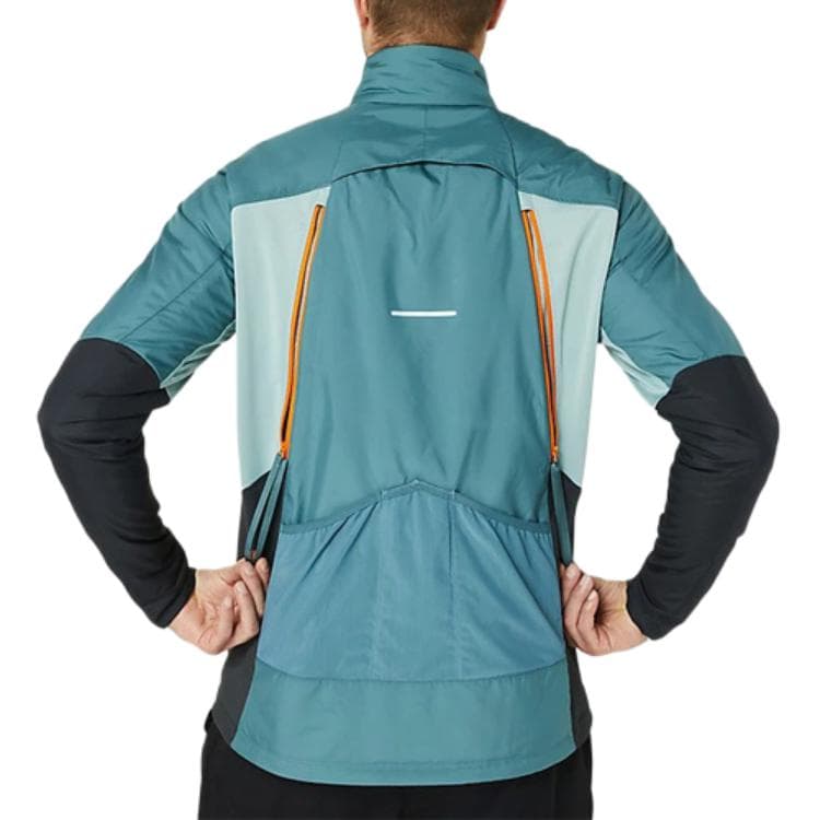 Куртка Asics Куртки и Пальто Мужские Синий Зеленый - изображение 2