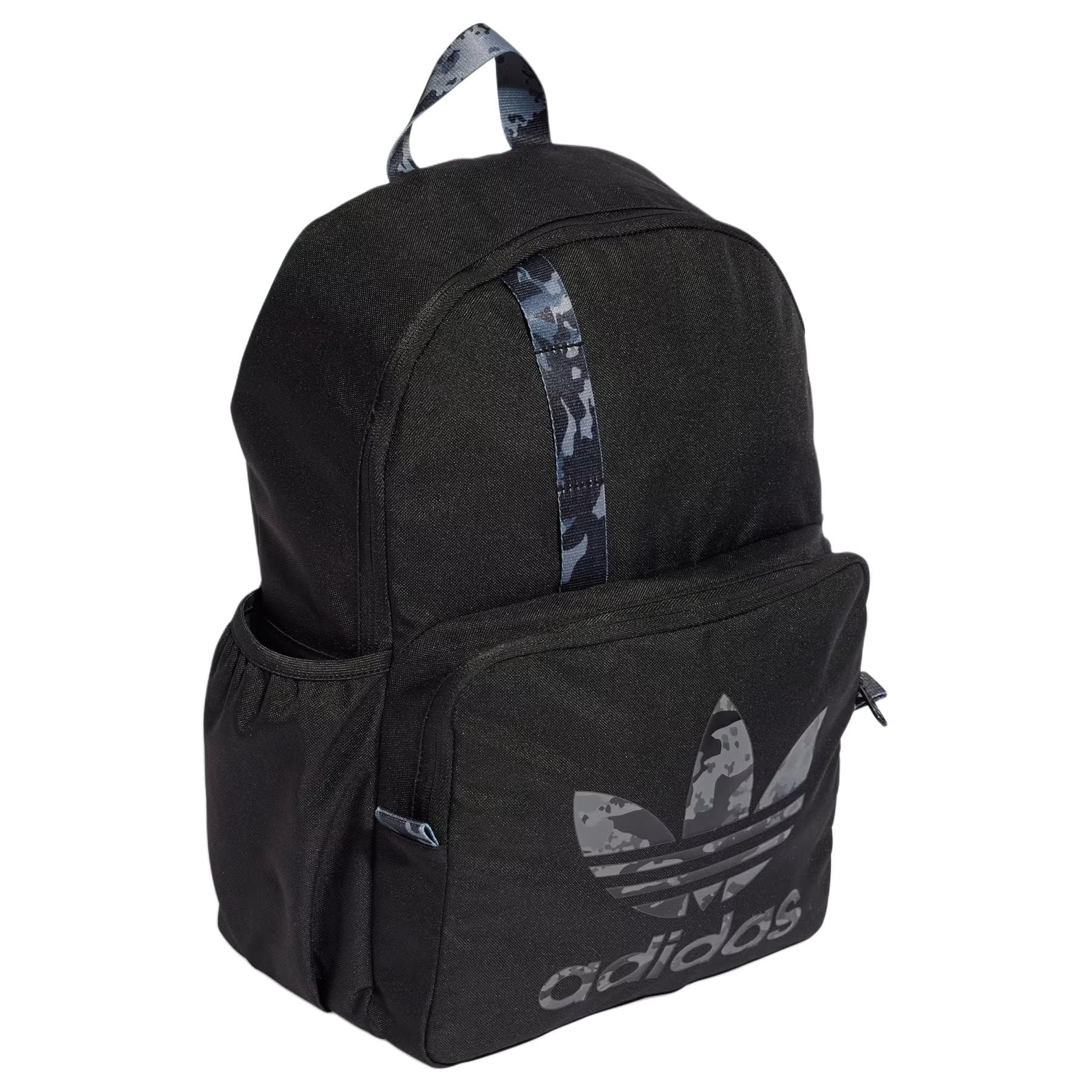 Рюкзак Adidas Originals Трилистник Переработанный Полиэстер Рюкзак Стандартный (Standard) Унисекс Черный и Многоцветный - изображение 2