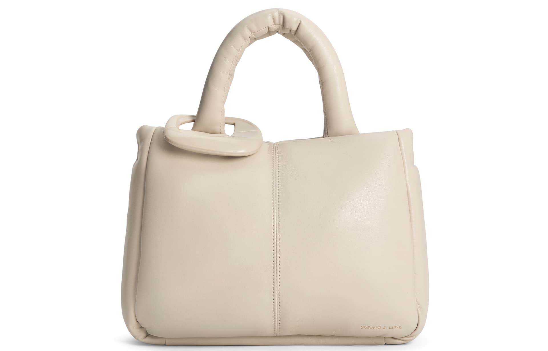 Сумка CHARLES&KEITH Noir Dark Brown Medium PU Shoulder Bag - изображение 1
