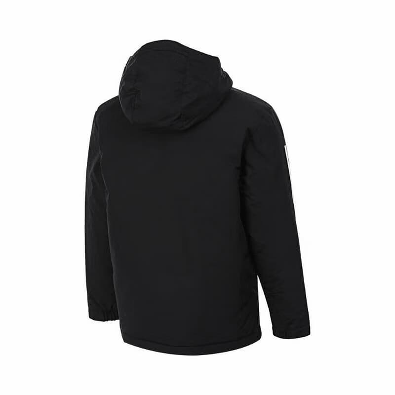 Зимняя куртка пуховик Adidas 3 Stripes Пуховая куртка Мужская Черная - изображение 2