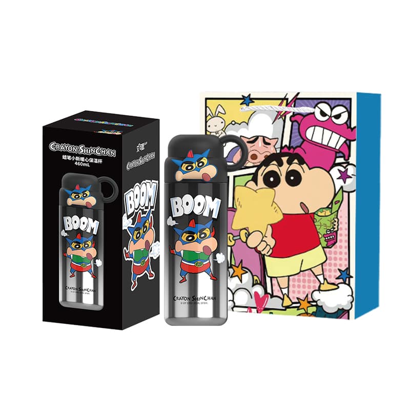Crayon Shinchan Термос-подстаканник Набор в подарочной коробке 460 мл - изображение 2