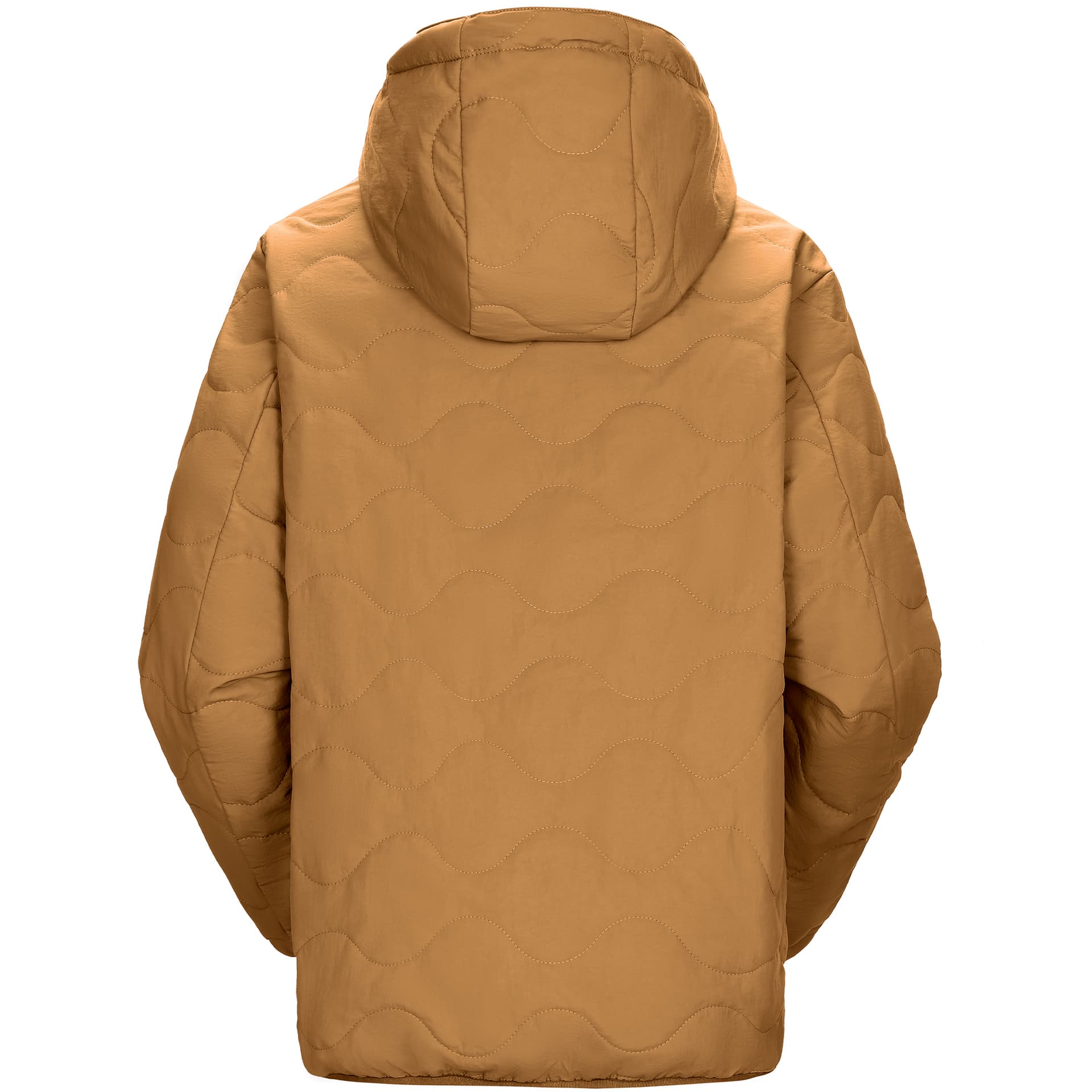 Зимняя куртка пуховик Верблюжий цвет Warm Fleece Collection Мужская хлопковая куртка - изображение 5